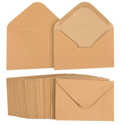 A1 Kraftpapier Document Enveloppen, Veelvoudige de Uitnodigingsenveloppen van het Gebruiks Bruine Huwelijk
