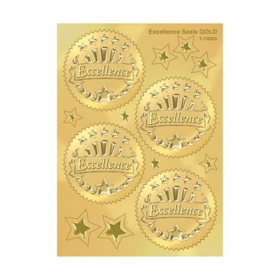 2“ Verbindingen van de Diameter de Gouden Folie, Professionele Gouden Verbindingsstickers voor Certificaten