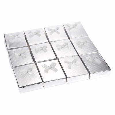 Zilveren Document Juwelenvakje/Giftvakje 12 Stukken in 2,7 X 1 X 3,5 Duim