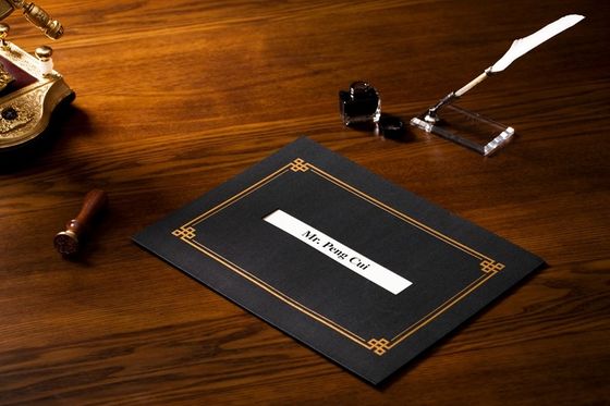 Douane Gedrukte Certificaathouders, de Klassieke Zwarte Omslag van het Certificaatdossier