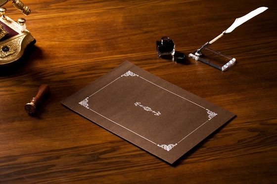 Douane Gedrukt Certificaathouders Zilveren Heet het Stempelen Gemaakt Perkamentdocument