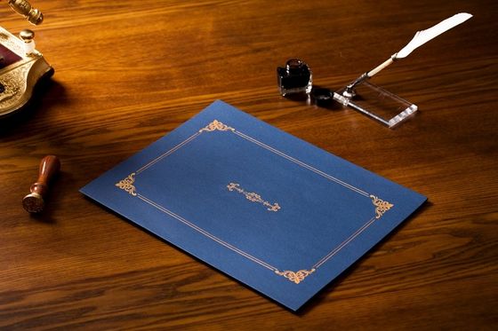 Heet het Stempelen Verzamelings Blauw Document en Goedgekeurd Ce van de Certificaathouder/SGS