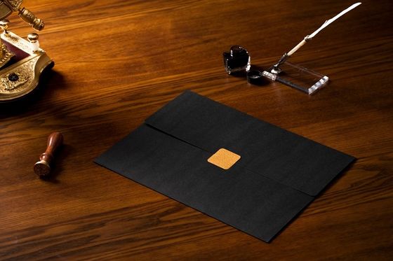 De hete het Stempelen Certificaatdocument Goedkeuring van Ce/SGS van de Houders Klassieke Zwarte Kleur